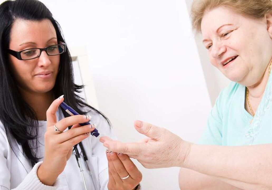 Campionamento del sangue per diabete